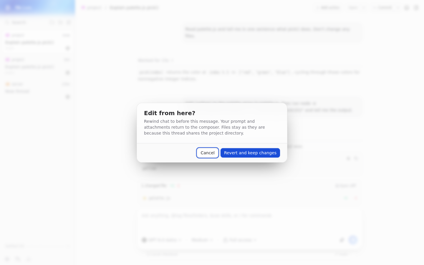 Edit from here? dialog